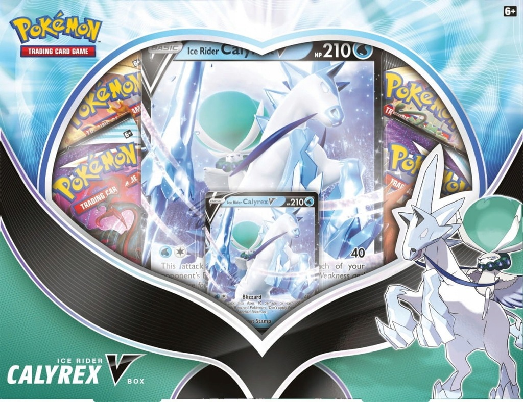 Купить Бокс-карты Pokemon TCG V от 21 августа Ice Rider Calyrex: отзывы, фото, характеристики в интерне-магазине Aredi.ru