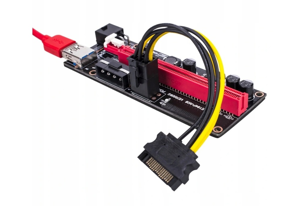 Купить Переходная плата PCI-E 1x-16x USB 3.0 SATA 6-контактный 009s: отзывы, фото, характеристики в интерне-магазине Aredi.ru