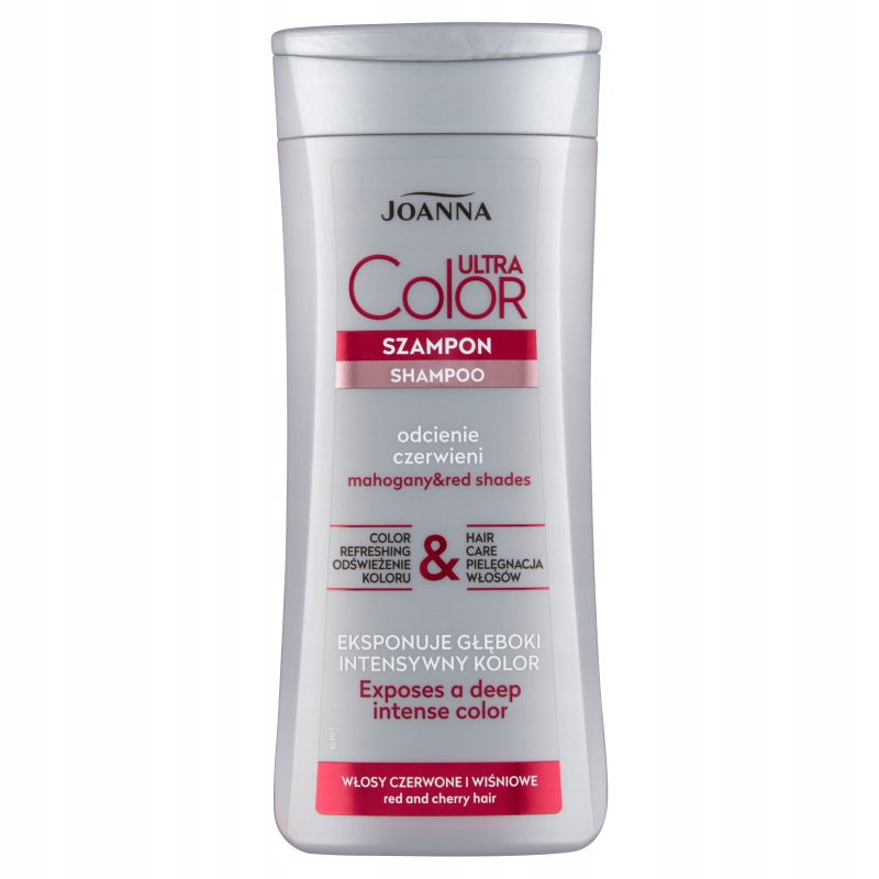 JOANNA ULTRA COLOR SZAMPON WŁOSY CZERWONE I WIŚNIOWE 200ml