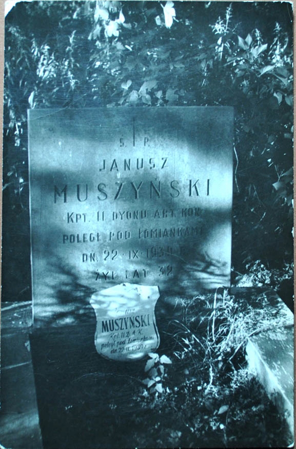 KIEŁPIN - ŁOMIANKI- GRÓB KPT.II DYONU ART. KONNEJ