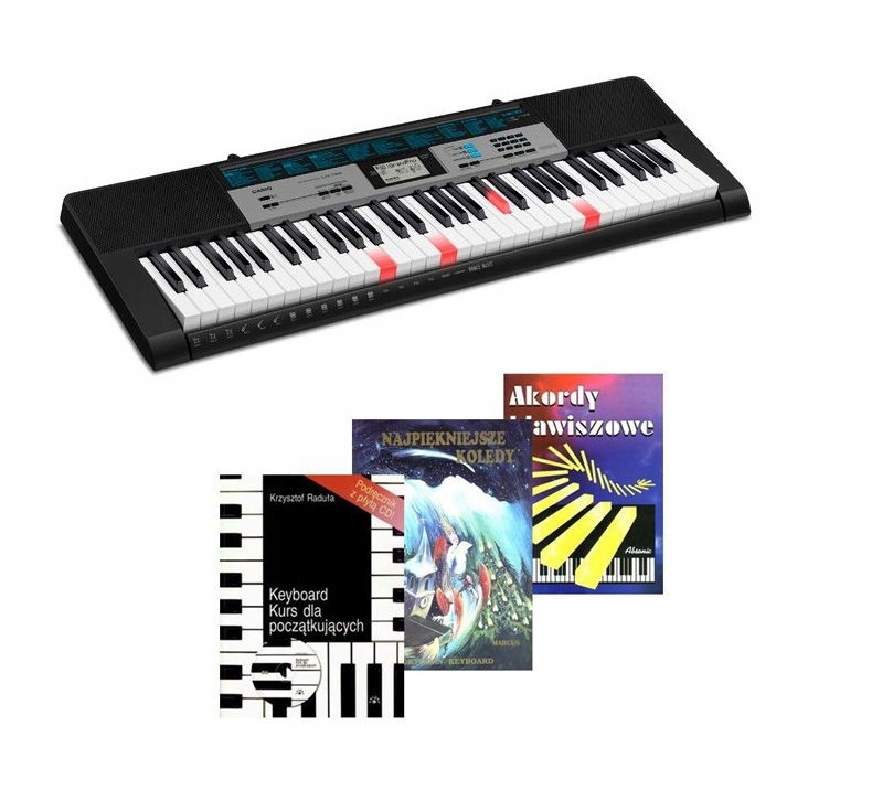 CASIO LK-136 - keyboard + kolędy + kurs CD