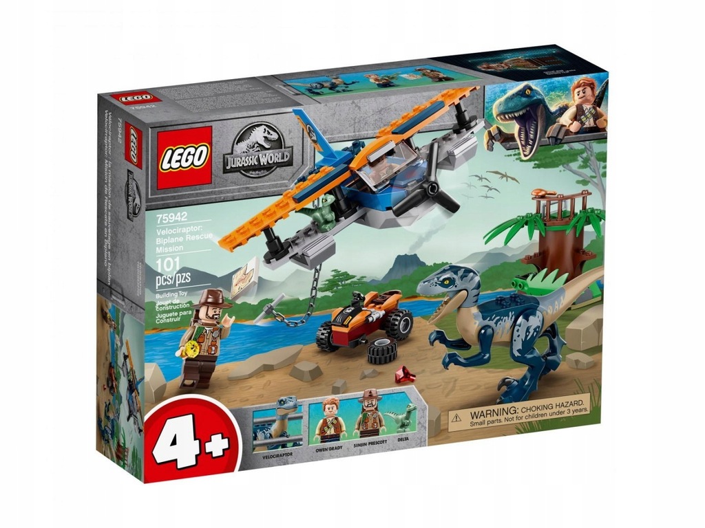 LEGO 75942 Jurassic World Welociraptor: na ratunek