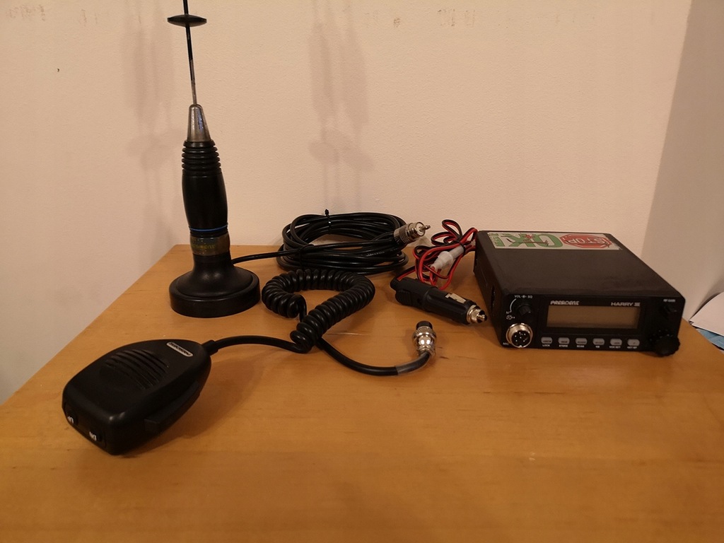 ZESTAW PRESIDENT CB Radio Harry III + Antena