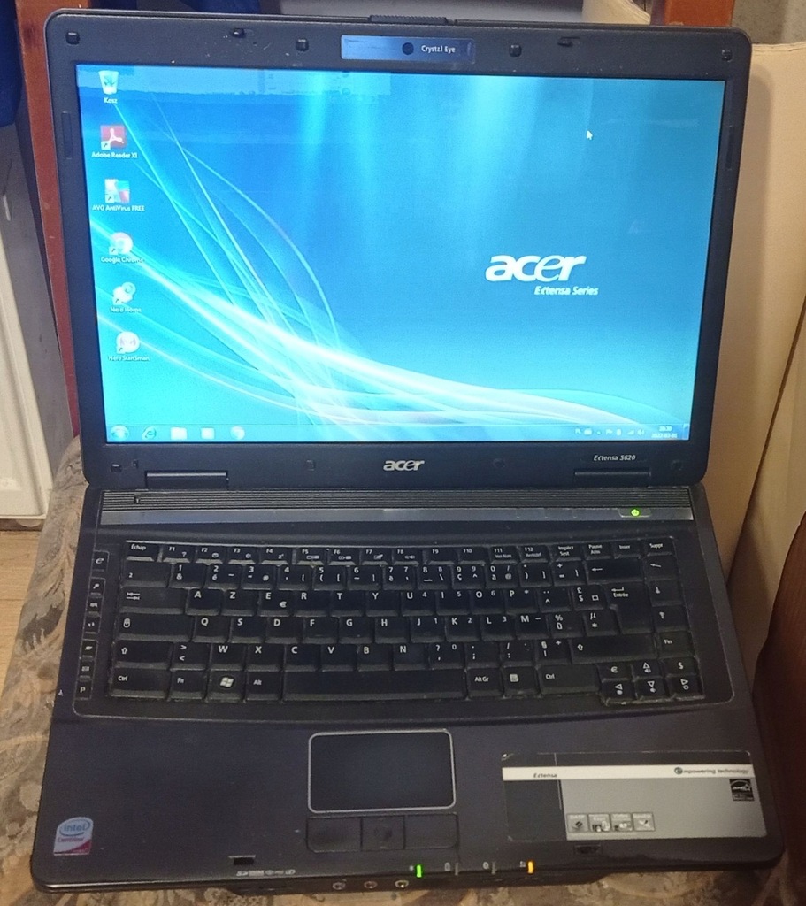 Laptop Acer EXTENSA 5620 15,4 " Intel Core 2 Duo 2 GB / 160 GB