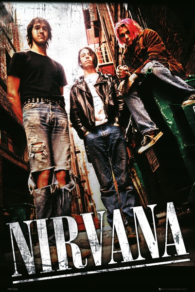 Nirvana Zespół - plakat 61x91,5 cm