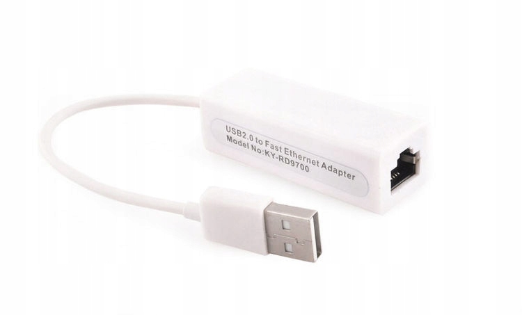 KARTA SIECIOWA NA KABLU LAN USB RJ-45 ETHERNET