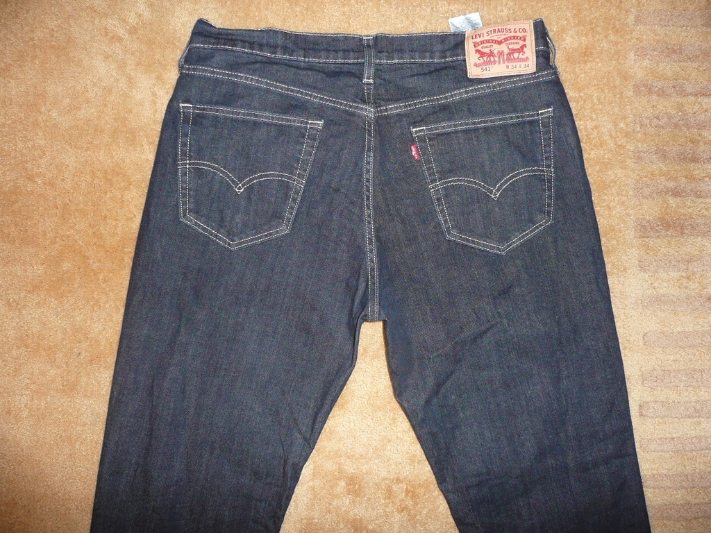 Spodnie dżinsy LEVIS 541 W34/L34=46/111,5cm jeansy