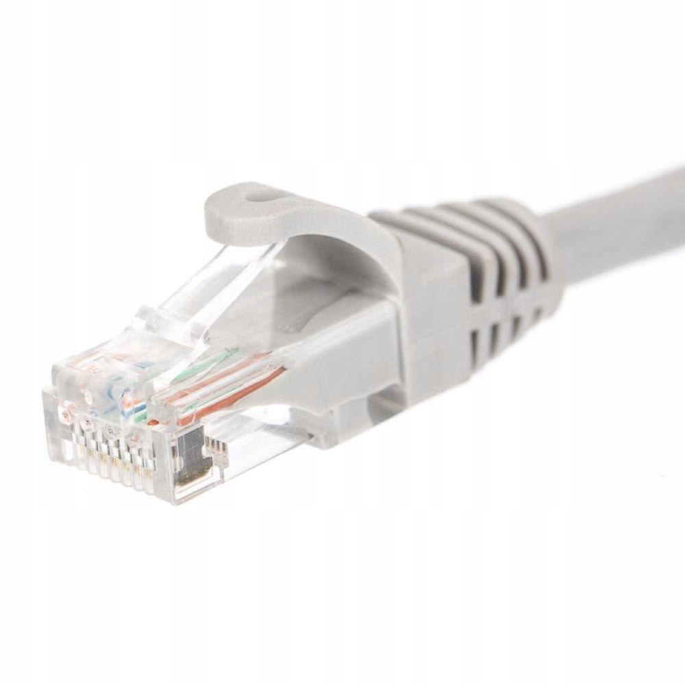 Patchcord RJ45, Netrack osłonka zalewana, kat. 5e UTP, 3m szary