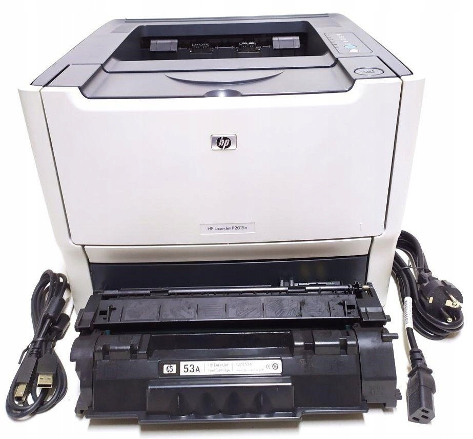 HP LaserJet P2015N (10-30K), toner 100%, kable