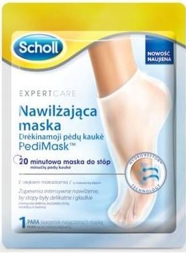 SCHOLL nawilżająca maska do stóp makadamia 1 para