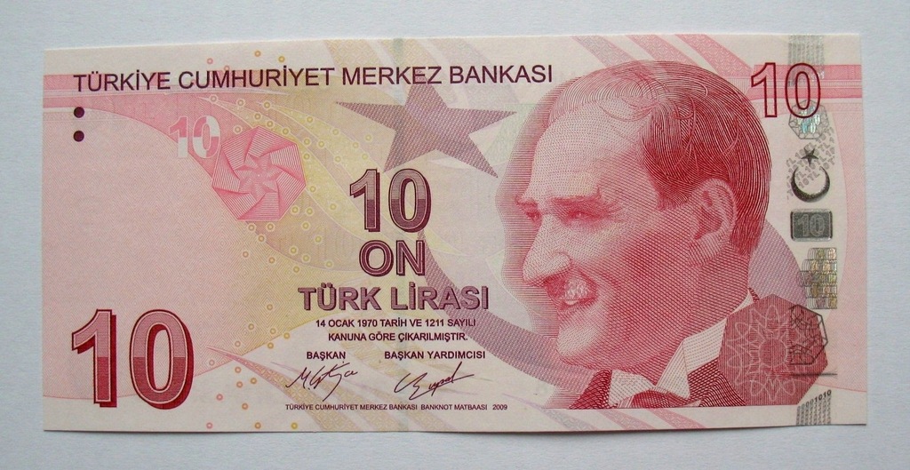 TURCJA 10+5 Lira 2017 UNC PIĘKNE !!!!!!!!!!!