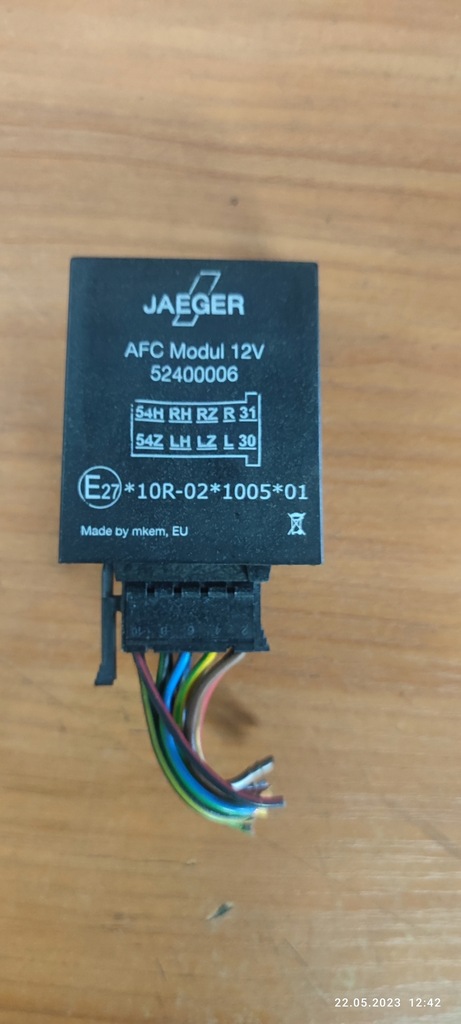 MODUŁ ŚWIATEŁ HAKA HOLOWNICZEGO JAEGER 52400006
