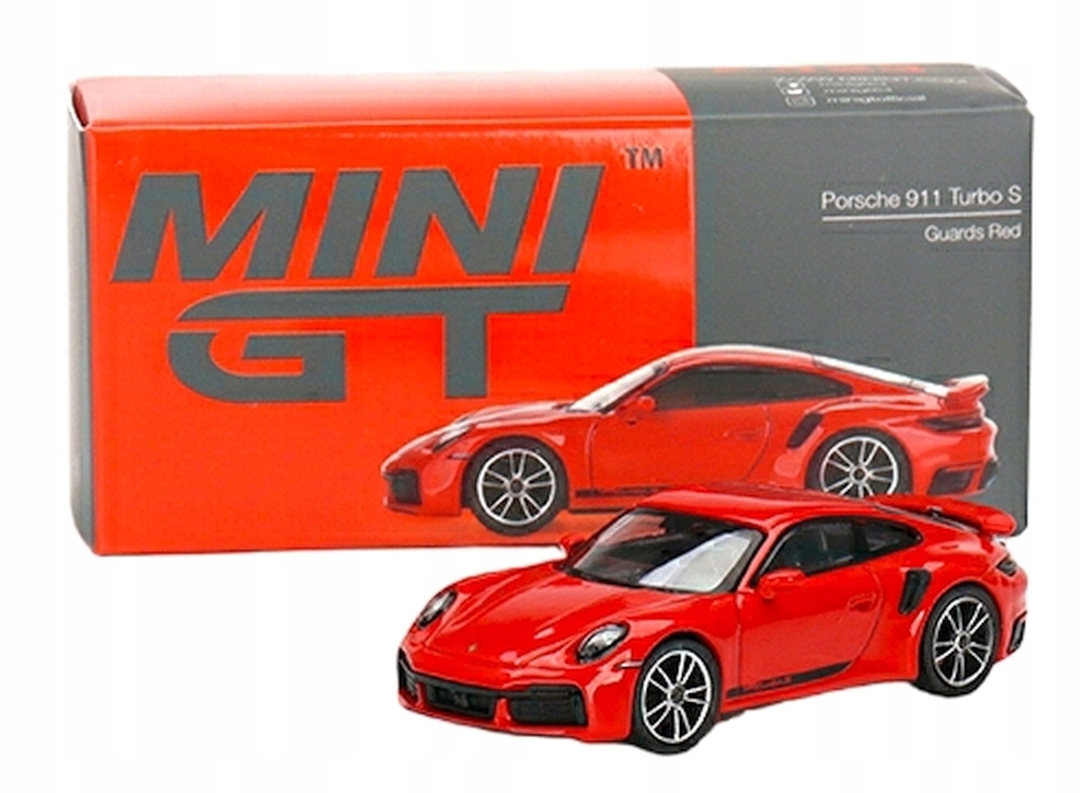 Mini GT Porsche 911 Turbo S Guards Red - 14083391225 - oficjalne