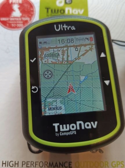 Komputer rowerowy TwoNav z GPS + mapy , jak Garmin