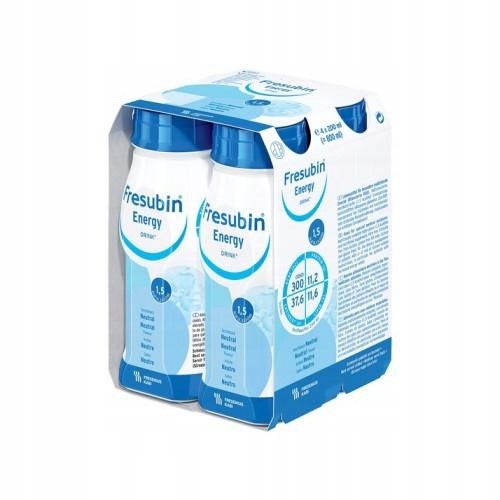 FRESUBIN Energy Drink o smaku neutralnym żywność medyczna 4 x 200 ml