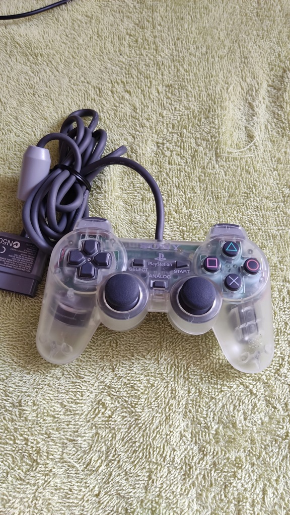 Oryginalny pad do PlayStation 2 - Clear