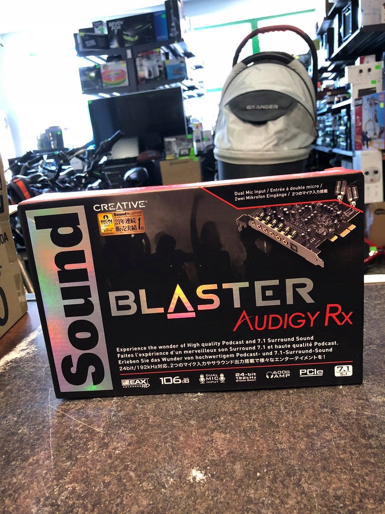 Creative Sound Blaster Audigy Rx nowa zaplombowana