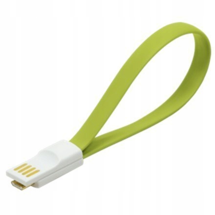 Kabel USB 2.0 do microUSB Logilink, zielony