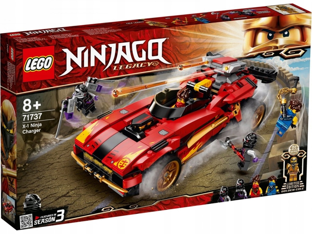 LEGO Klocki Ninjago 71737 Ninja ścigacz X-1