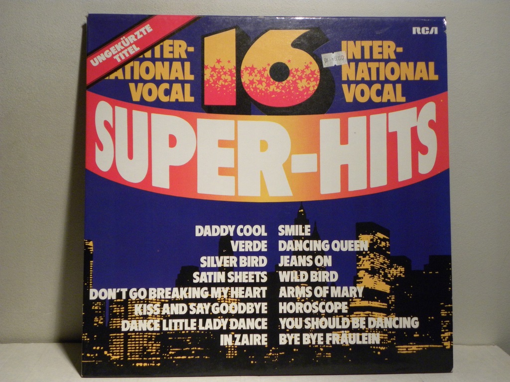 16 SUPER - HITS INTERNATIONAL DADDY COOL SMILE EX
