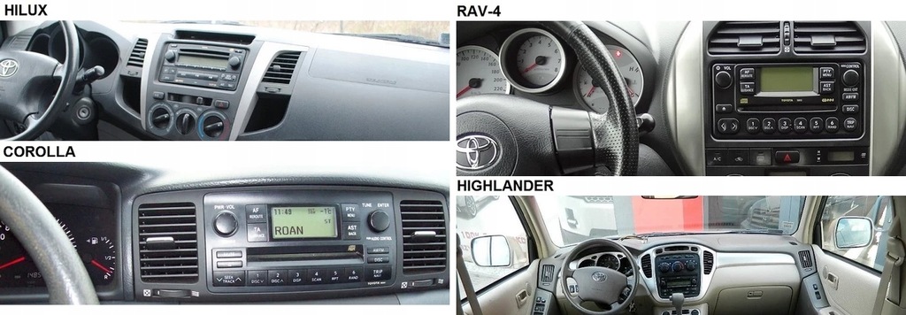 RADIO NAWIGACJA GPS TOYOTA RAV4 II 200005 ANDROID