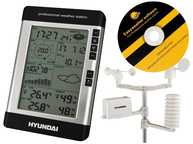 Купить МЕТЕОСТАНЦИЯ METEO DCF HYUNDAI WSP3080 PROFESJO: отзывы, фото, характеристики в интерне-магазине Aredi.ru