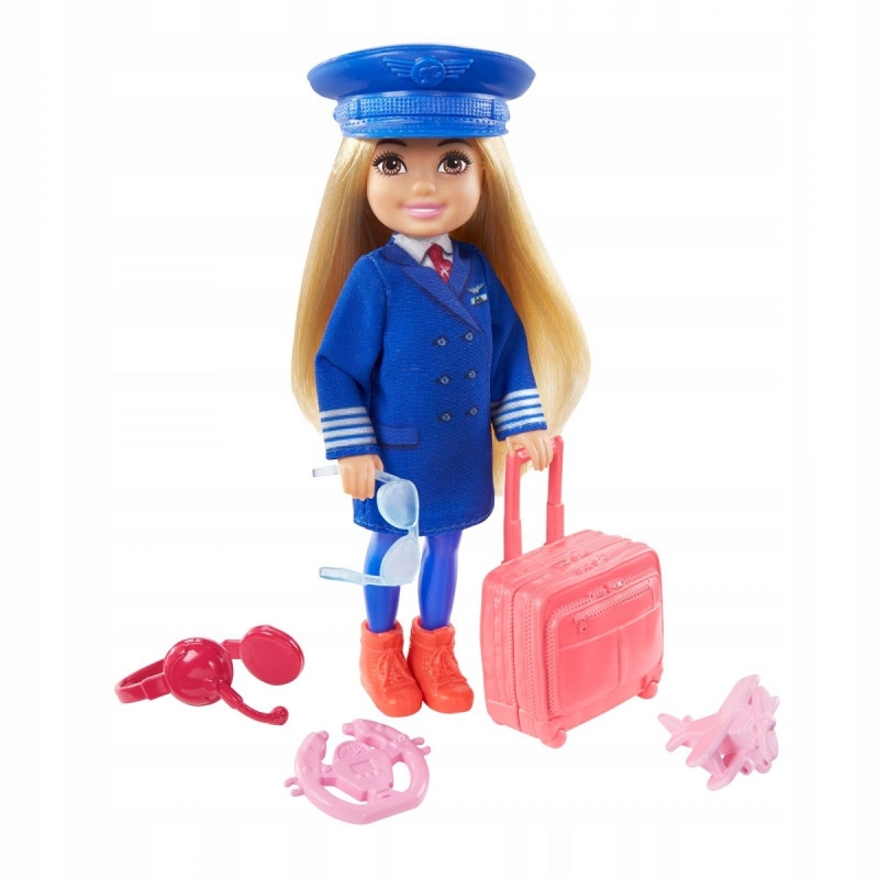 Lalka Barbie Chelsea Kariera Lalka Pilotka