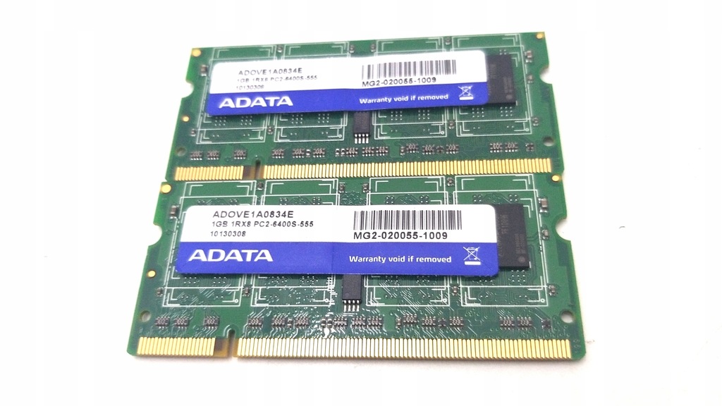 PAMIĘĆ RAM DDR2 ADATA 1GB 1RX8 PC2-6400S-555