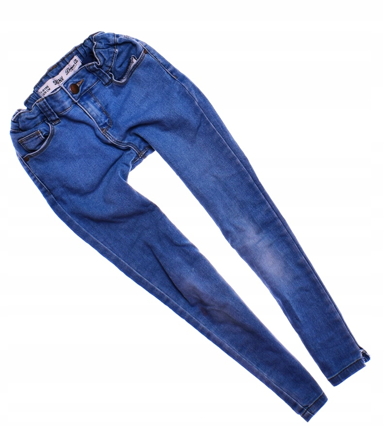 5450-20DENIM CO m#k SPODNIE RURKI STEBNOWANE r.122