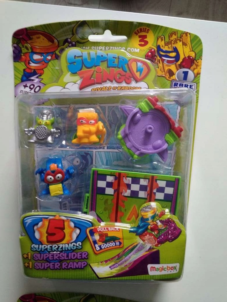Super Zings seria 3 rampa pojazd slider Mad Roller