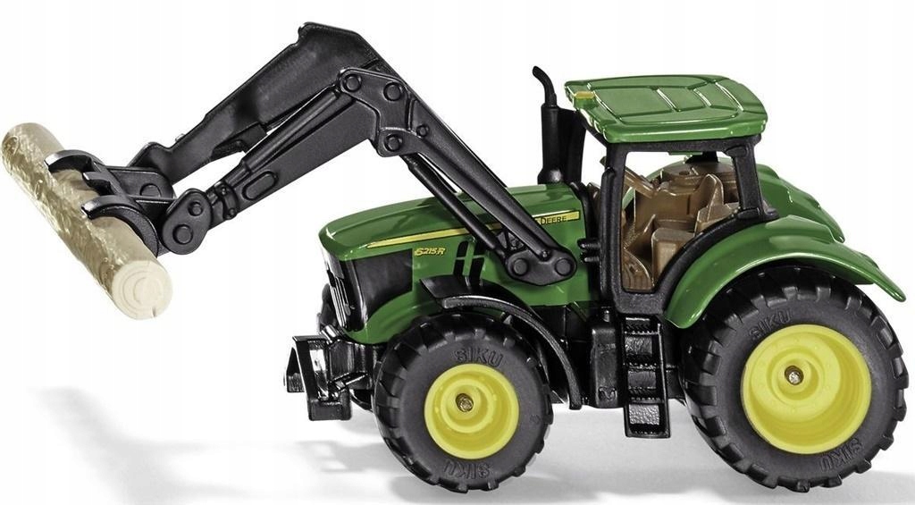 SIKU 15 - JOHN DEERE Z CHWYTAKIEM DO BELEK S1540