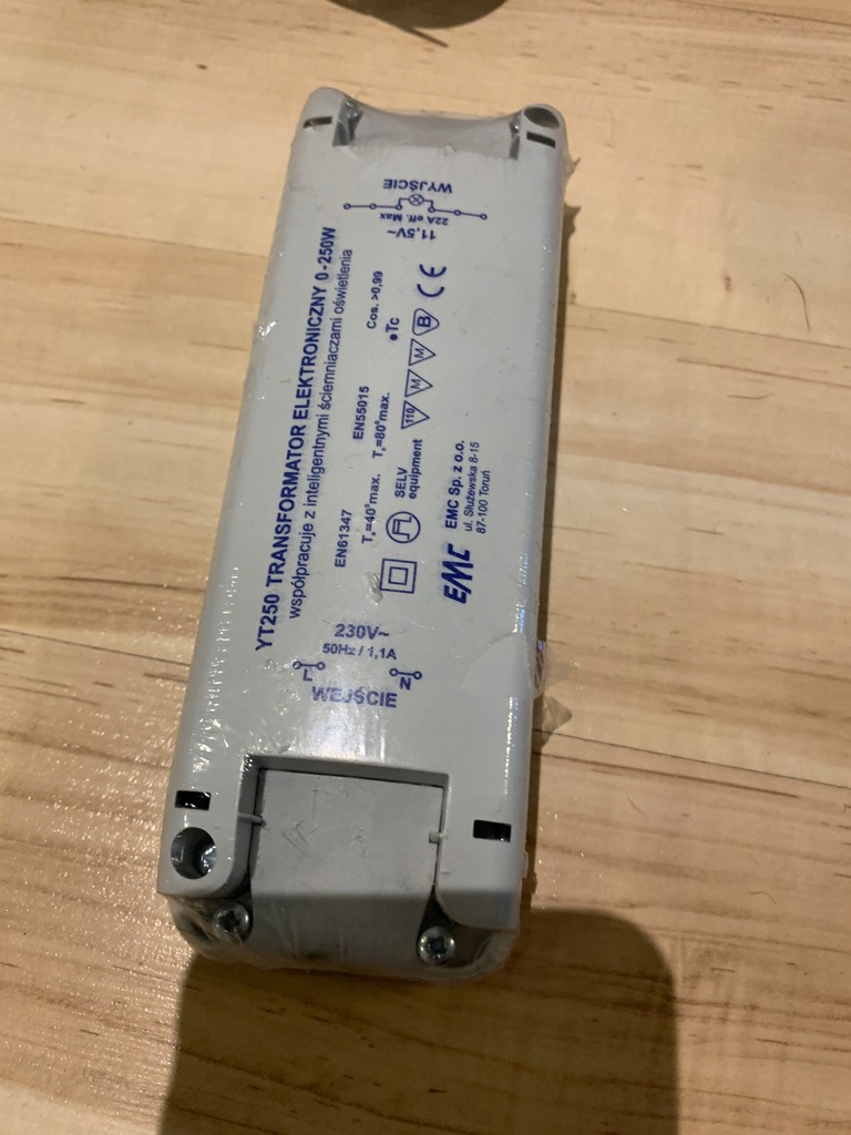 Transformator elektroniczny YT 250 W EMC