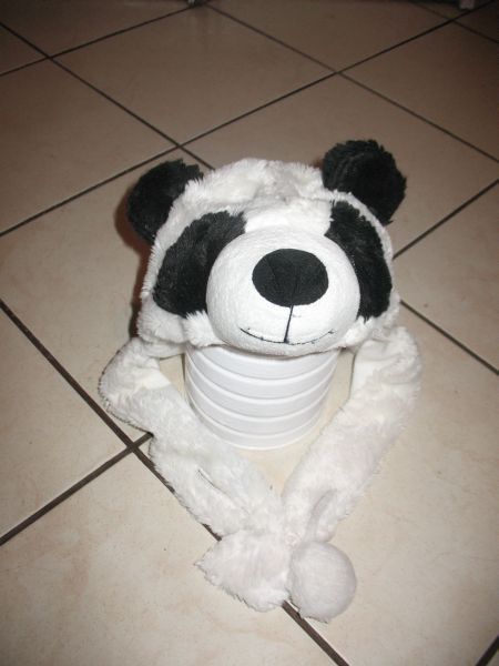 czapka miś Panda