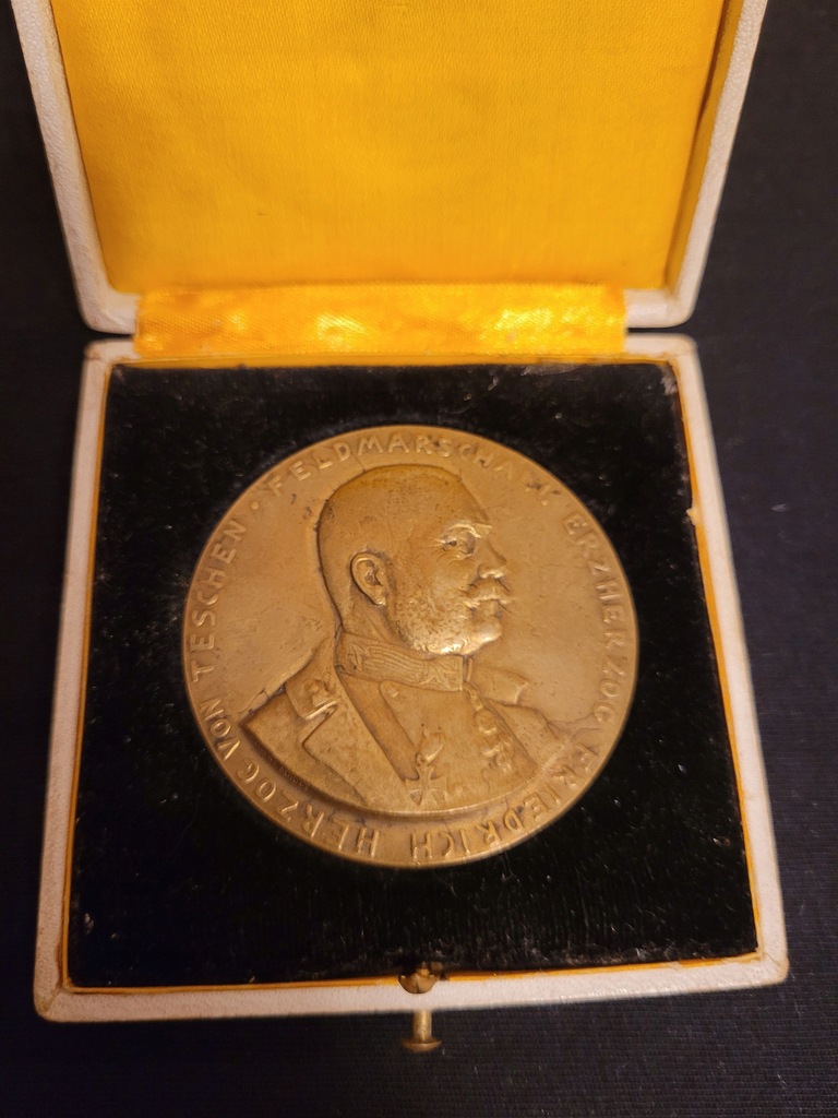 Medal CK KuK Erzherzog Friedrich von Teschen Cieszyn 1914 Feldmarschall