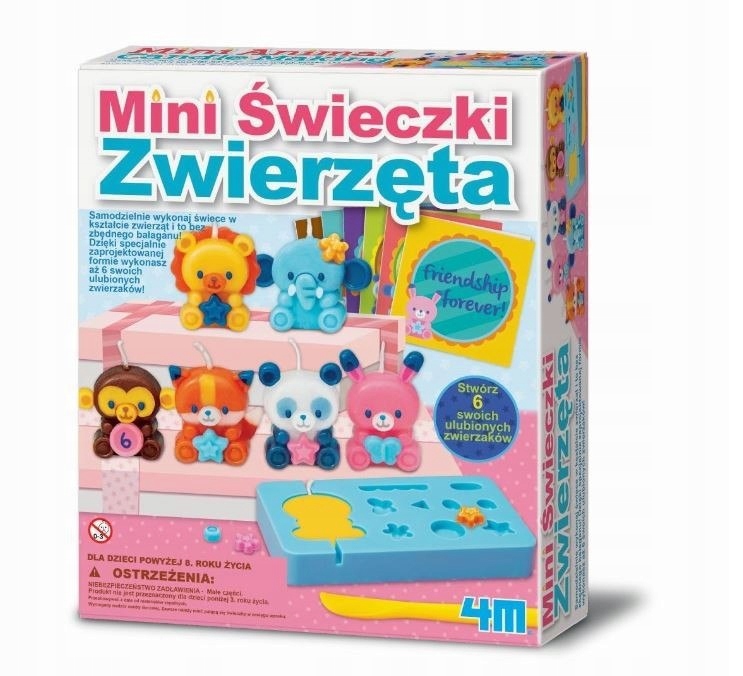 Mini świeczki-zwierzęta