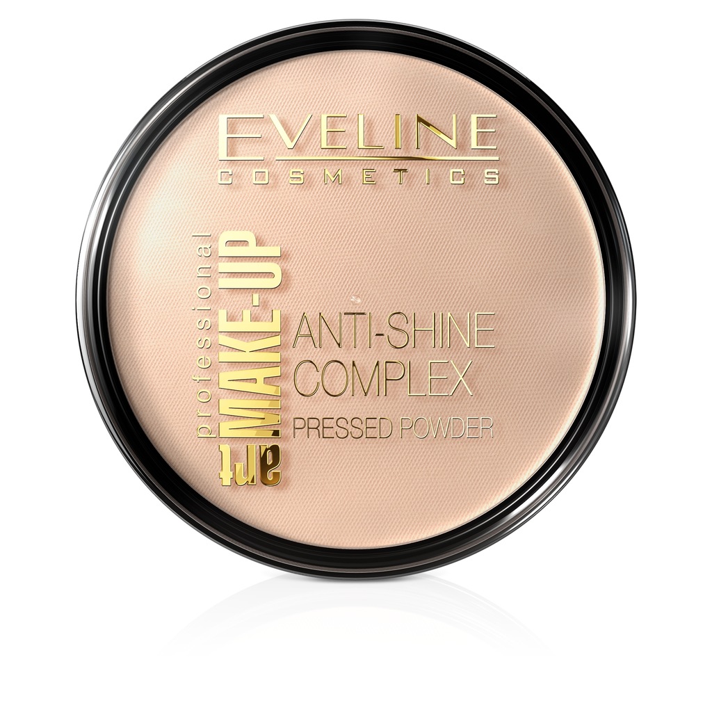 _ EVELINE_Art Make-Up Anti-Shine Complex Pressed Powder matujący puder mine