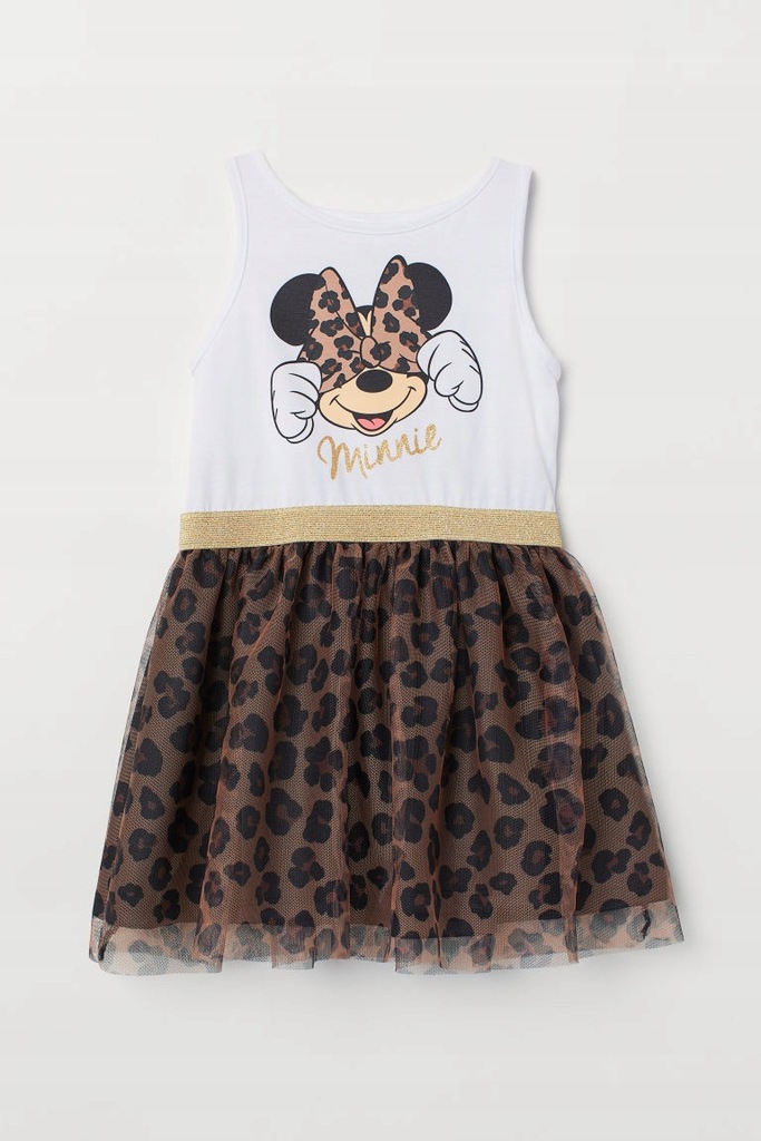 H&M SUKIENKA MYSZKA MINNIE 110/116