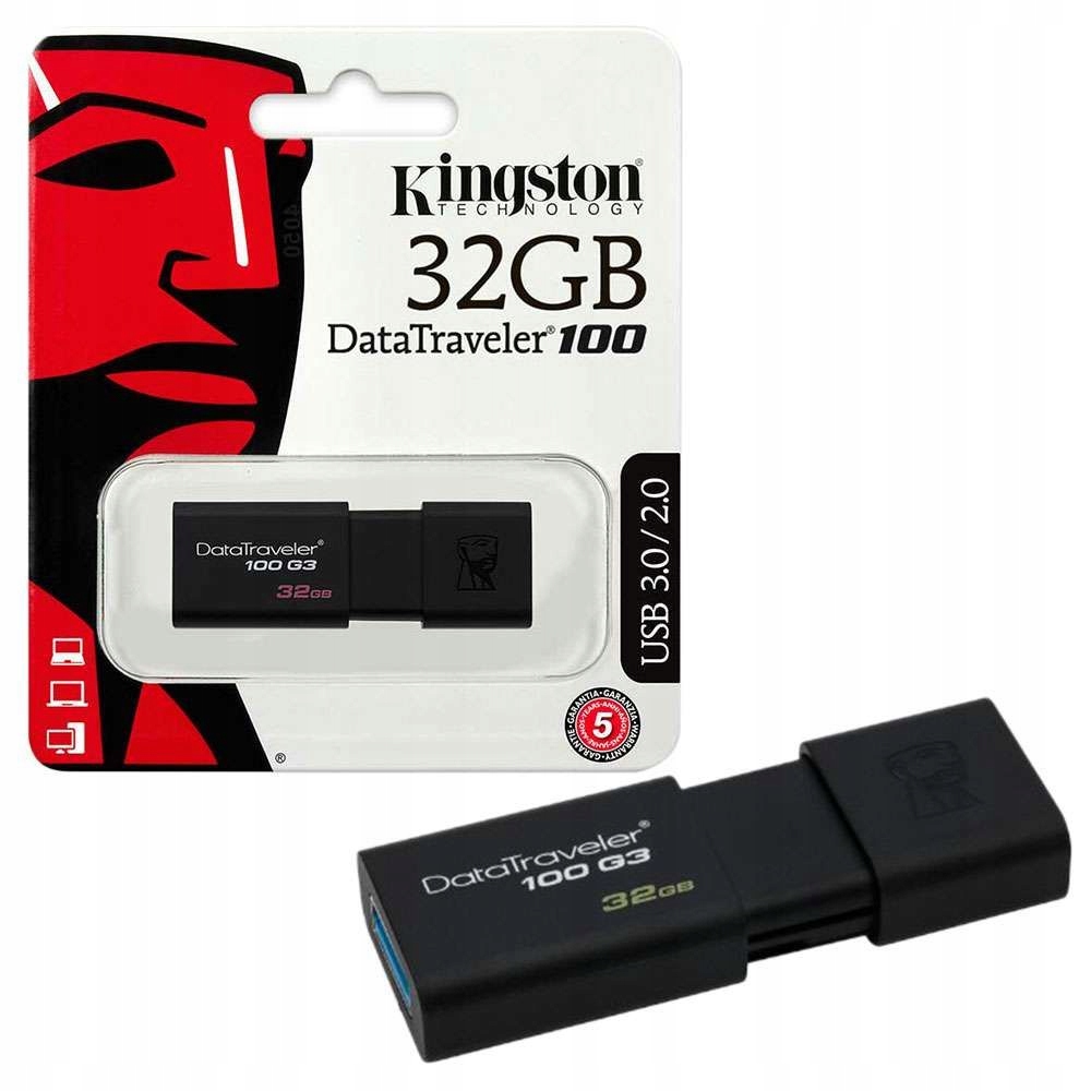 Купить Флеш-накопитель Kingston DataTraveler 100 G3, 32 ГБ, USB 3.0: отзывы, фото, характеристики в интерне-магазине Aredi.ru