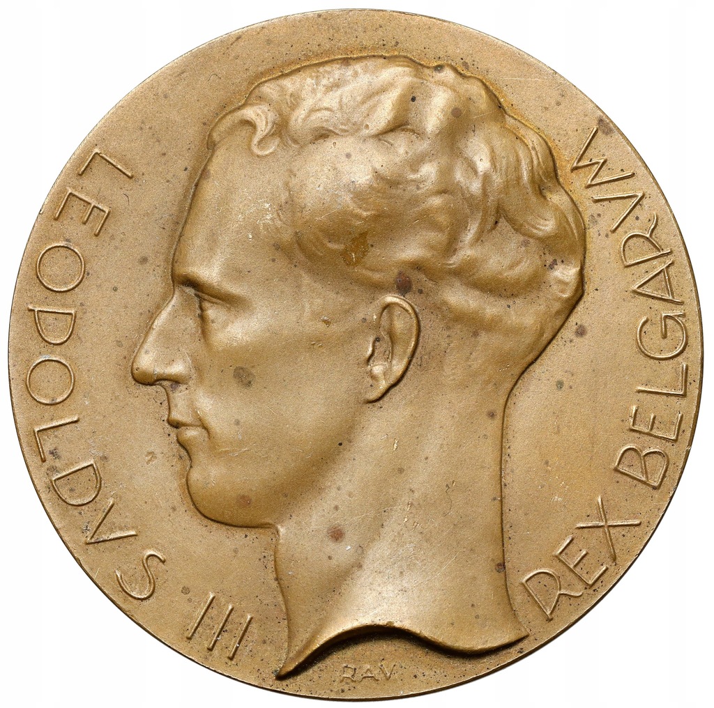222. Belgia, Leopold III, Medal 1943 - Oflag XC Lübeck