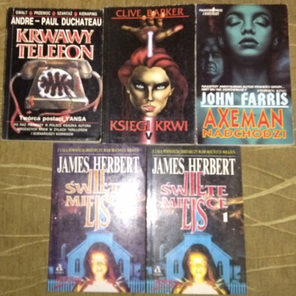 Horrory z lat 90-tych - 5 książek