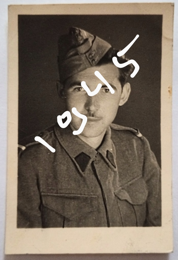 KARPATCZYCY Zdjęcie PORTRET Z DEDYKACJĄ Dla Kolegi 1945 rok.