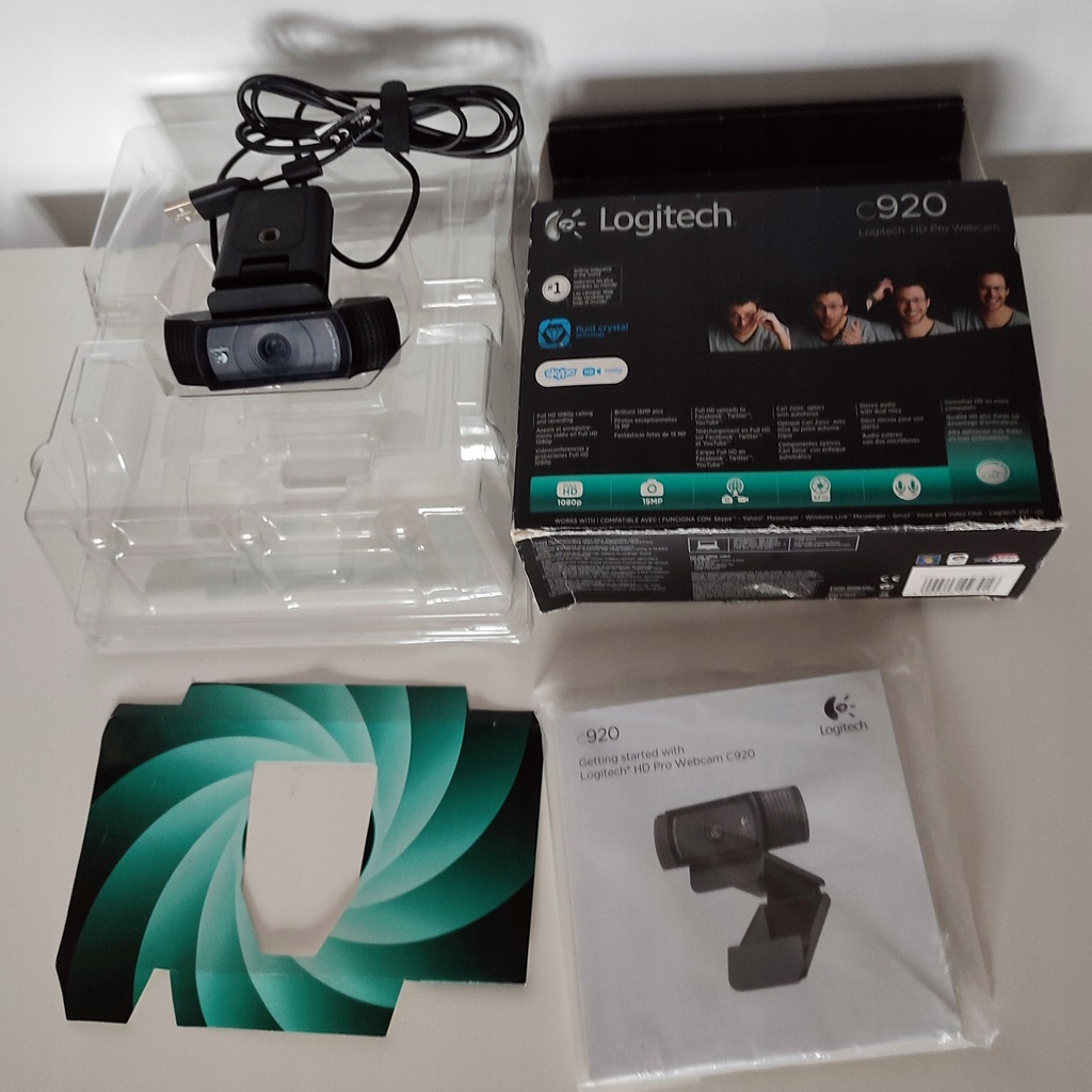 Kamera internetowa Logitech HD PRO C920 1080p USB