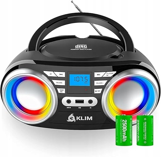 T2195 KLIM RADIOODTWARZACZ CD+ BOOMBOX D3