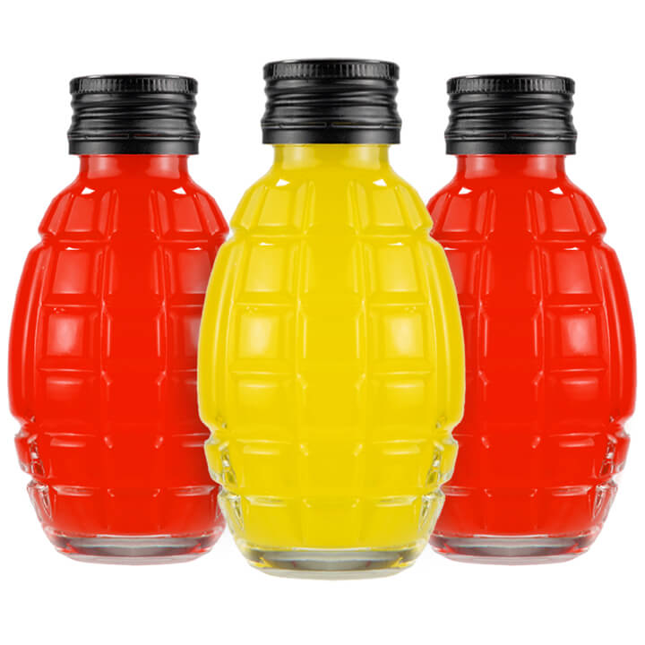 50x BUTELKI GRANAT 100ML NA NALEWKI ALKOHOL WINO PREZENT BUTELKA SZKLANA