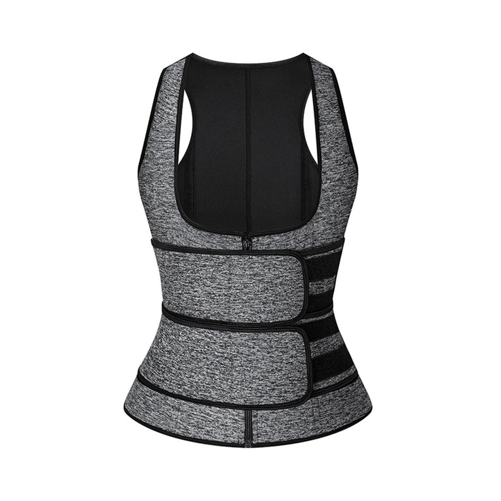 Sweat for Women Body Shaper Workout Tank Gray XL