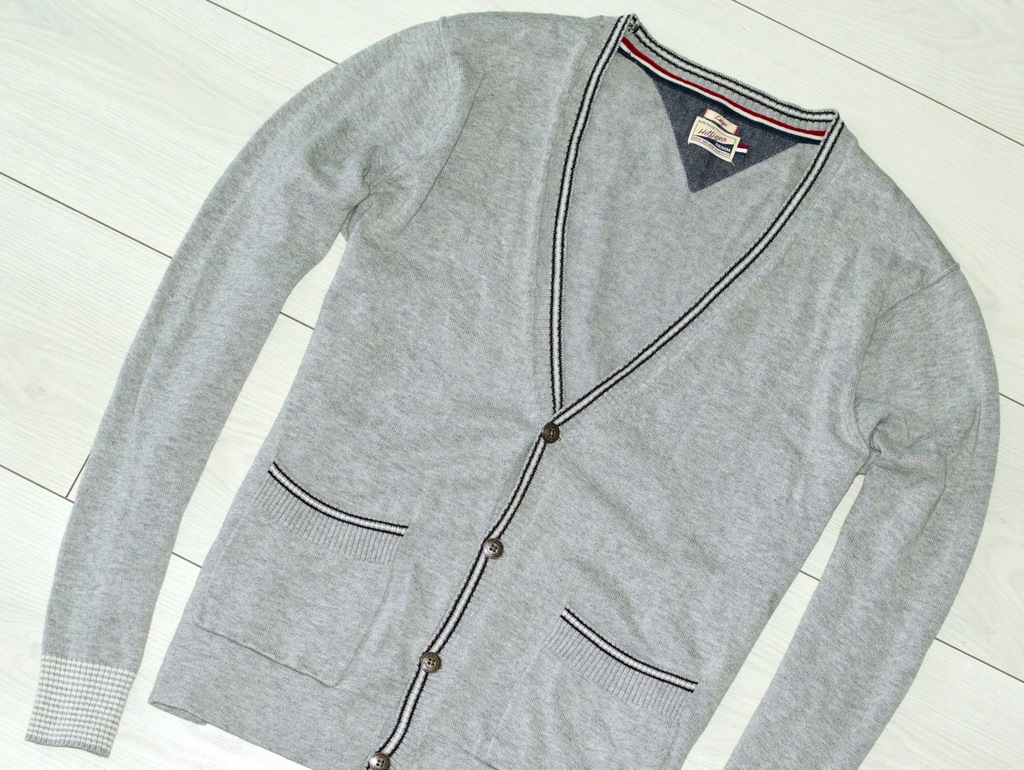 TOMMY HILFIGER _ CARDIGAN _ ZAPINANY SWETER _ L