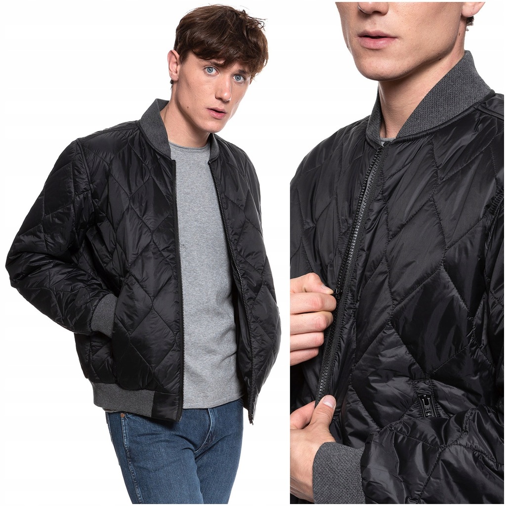 WRANGLER BOMBER JACKET MĘSKA KURTKA PRZEJŚCIOWA XL