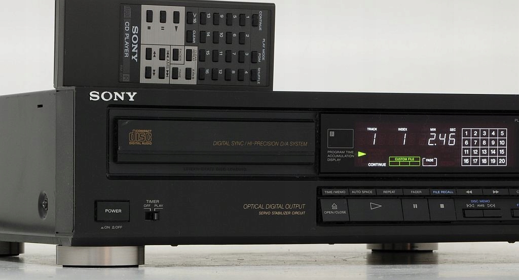 Купить SONY CDP-970 ЛУЧШИЙ ПИЛОТНЫЙ ПРОИГРЫВАТЕЛЬ CD!: отзывы, фото, характеристики в интерне-магазине Aredi.ru