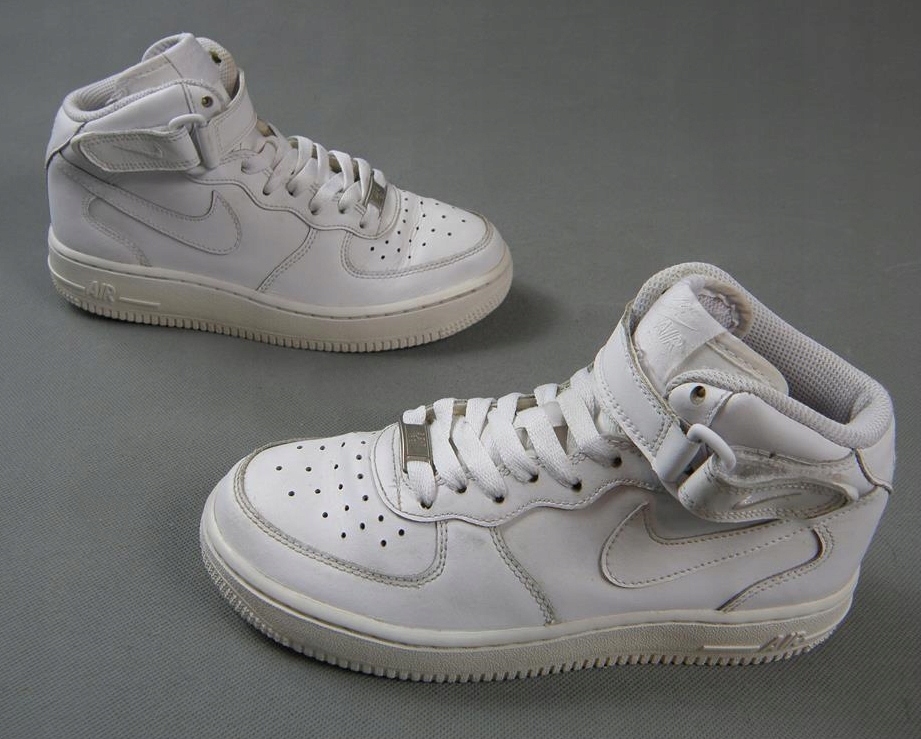 NIKE AIR FORCE I skórzane buty sportowe 36,5