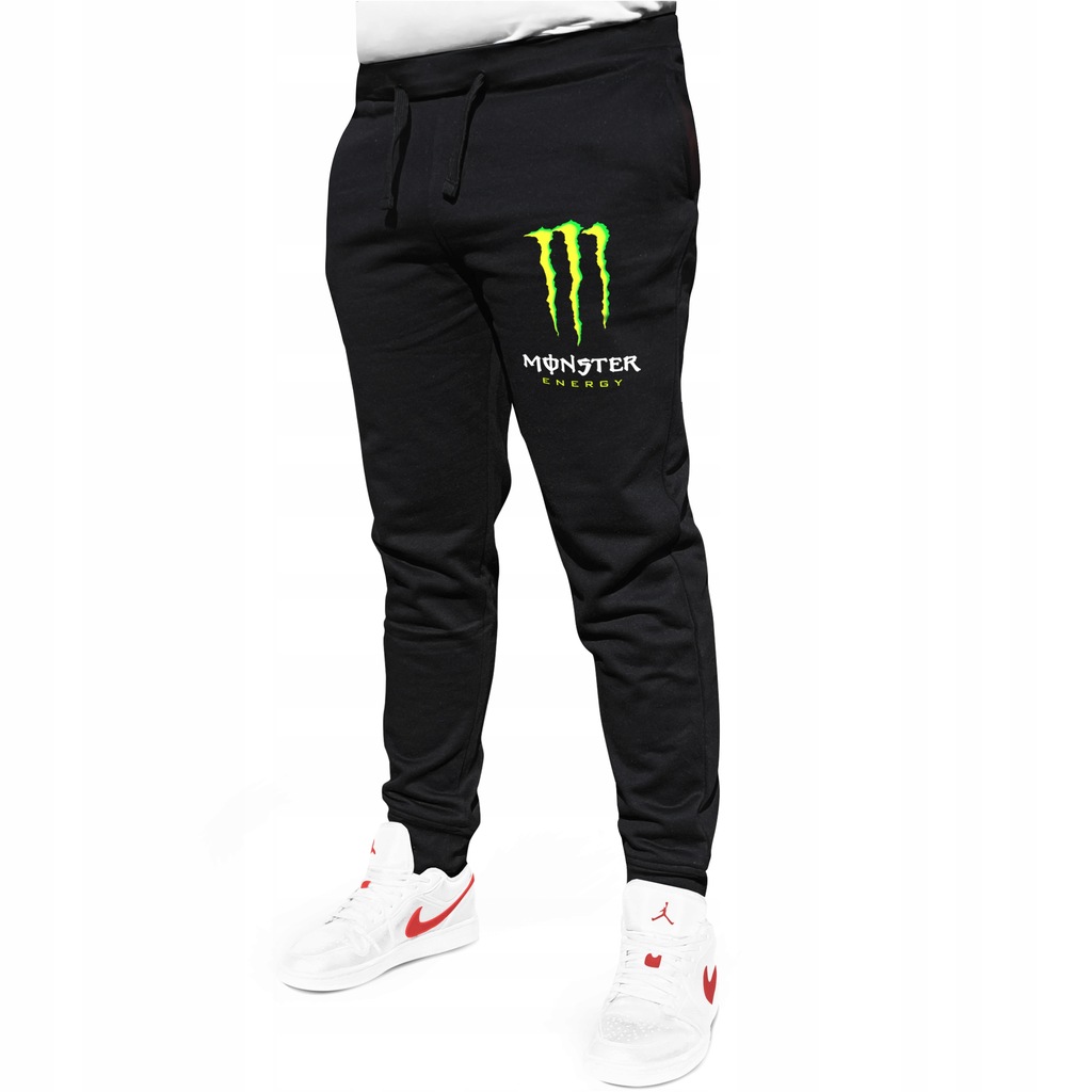 SPODNIE MĘSKIE DRESOWE MONSTER ENERGY ROZMIAR M